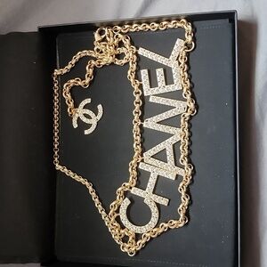CHANEL Crystal City of Lights Chain Belt